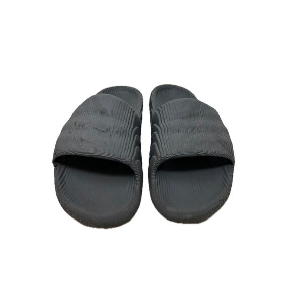 adidas Adilette Slides Gray Mens 12 US 13 UK - Picture 1 of 5